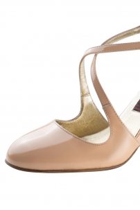 Туфлі жіночі Aurora LS/Patent leather beige для аргентинського танго, сальси, бачати від Werner Kern