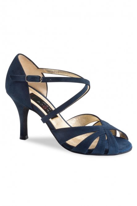 Social dance shoes Werner Kern model Gracia/Suede blue