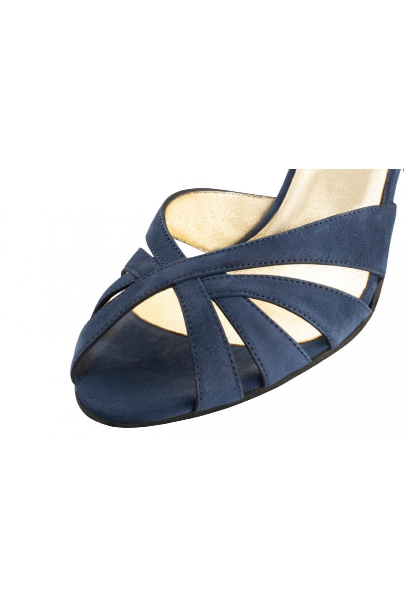 Social dance shoes Werner Kern model Gracia/Suede blue