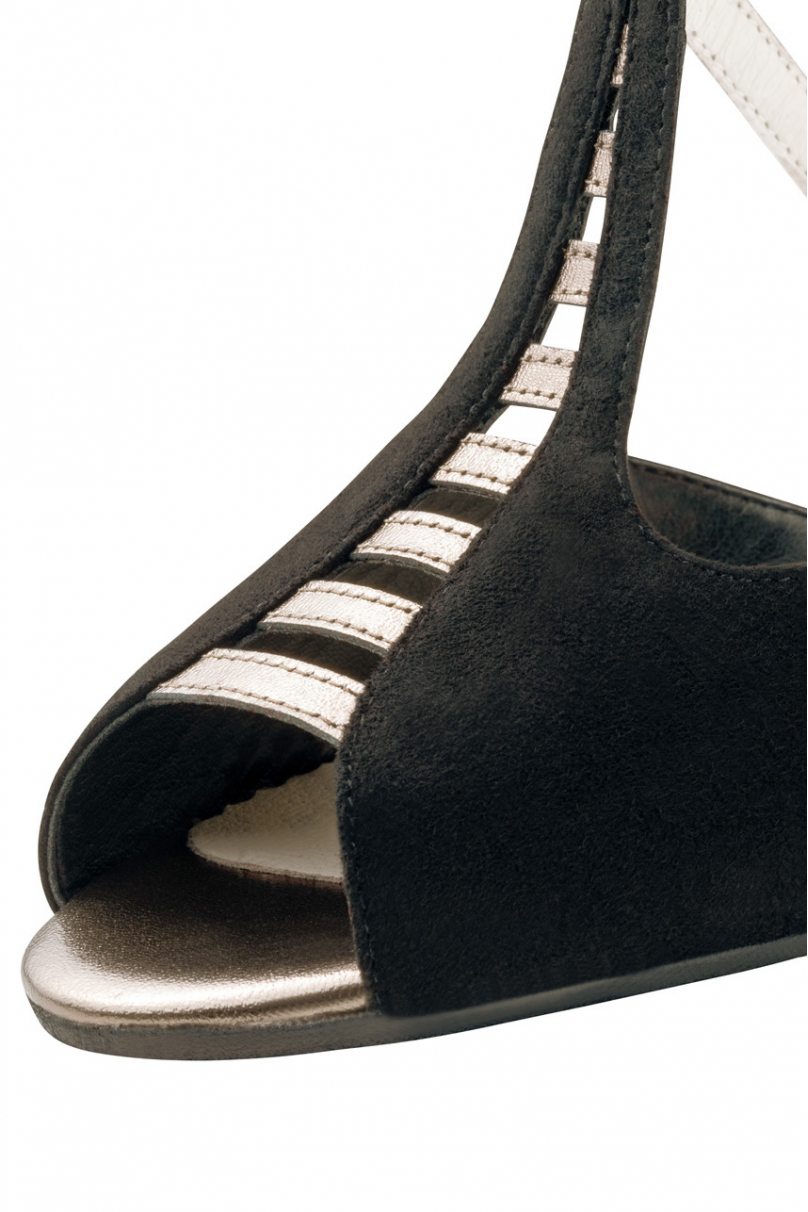Туфли для танцев Werner Kern модель Holly/Suede black/Chevro antik