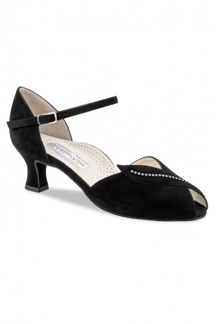 Social dance shoes Werner Kern model Ilona/Suede black