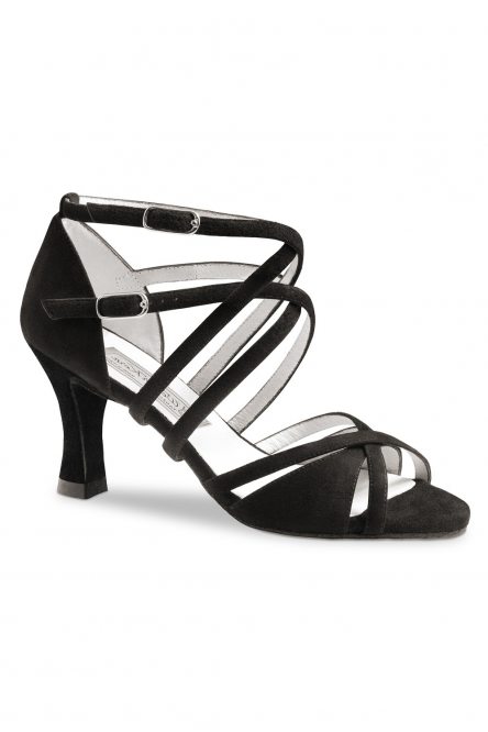 Social dance shoes Werner Kern model Irina/Suede black