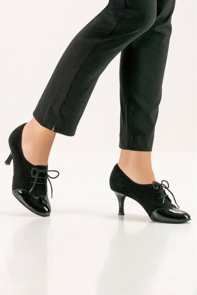 Social dance shoes Werner Kern model Karen/Suede/Patent leather black