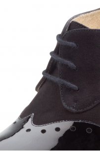 Social dance shoes Werner Kern model Karen/Suede/Patent leather black