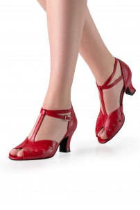 Social dance shoes Werner Kern model Lindsay/Nappa red