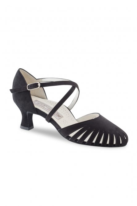 Social dance shoes Werner Kern model Murielle/Suede black
