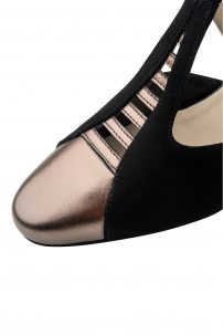 Туфлі для танців Werner Kern модель Pippa/Suede black/Chevro antik