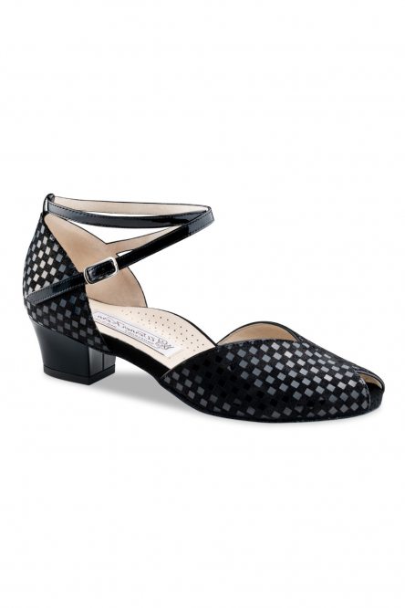 Social dance shoes Werner Kern model Sanna/Quadratino black