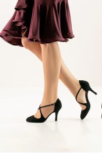 Social dance shoes Werner Kern model Serena/Suede black