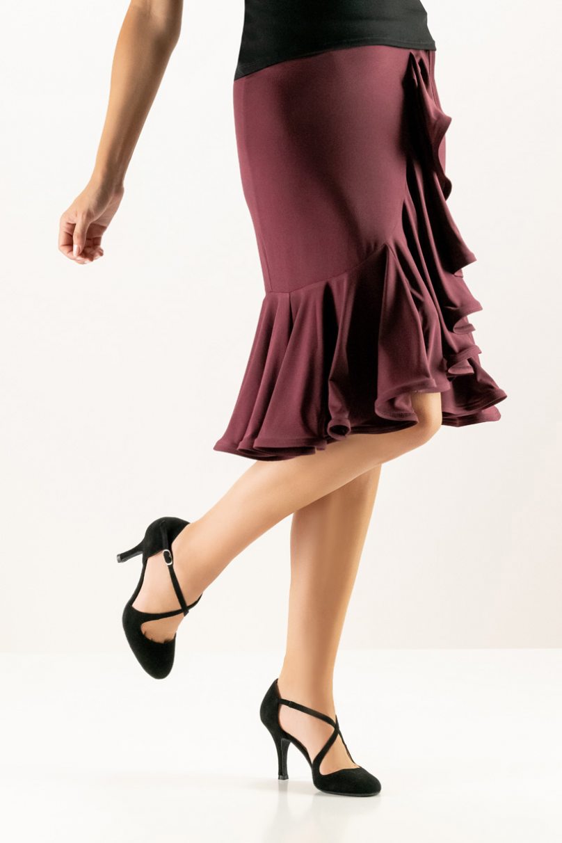 Social dance shoes Werner Kern model Serena/Suede black