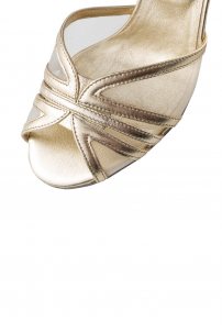 Social dance shoes Werner Kern model Sierra/Nappa leather platin