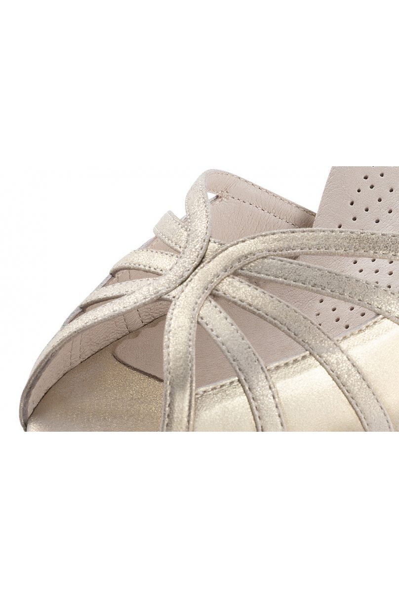 Social dance shoes Werner Kern model Smilla/Nappa perl nude