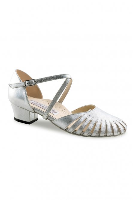 Social dance shoes Werner Kern model Solveig/Nappa perl silver