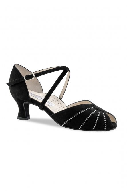 Social dance shoes Werner Kern model Sonia/Suede black
