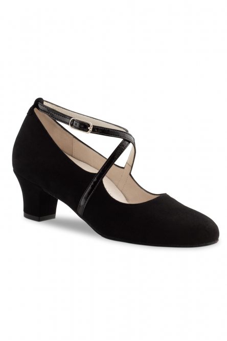 Tanzschuhe Werner Kern model Tabea/Suede/Patent black