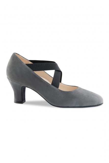 Women's Social Dance Shoes TAMARA Suede grey