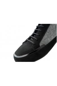 Туфлі для танців Свінг, Твіст, Зумба, Бугі-Вугі Werner Kern модель Carol/Suede/Patent black/brocade black