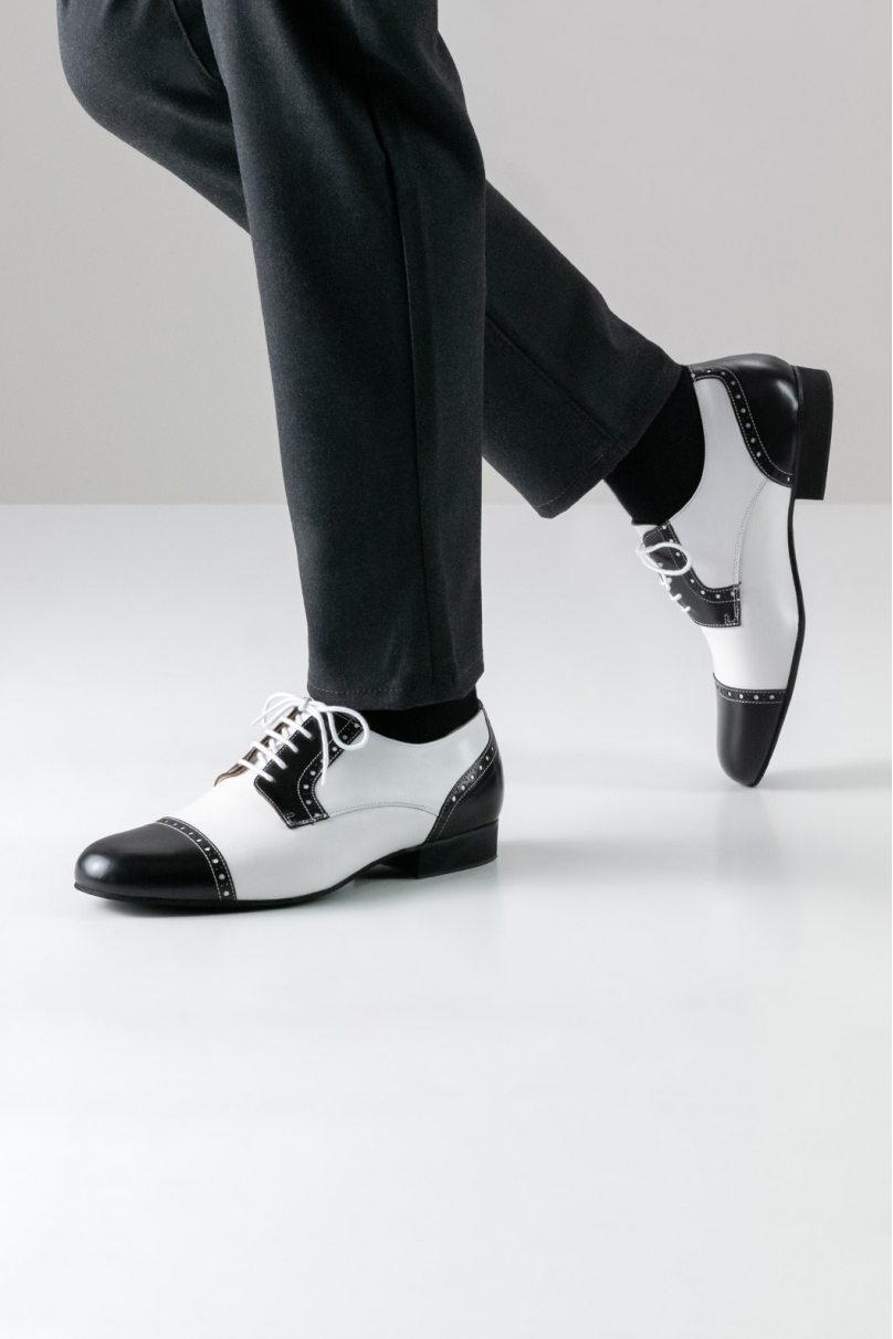 Туфли для танцев Werner Kern модель Bergamo/Nappa black/white