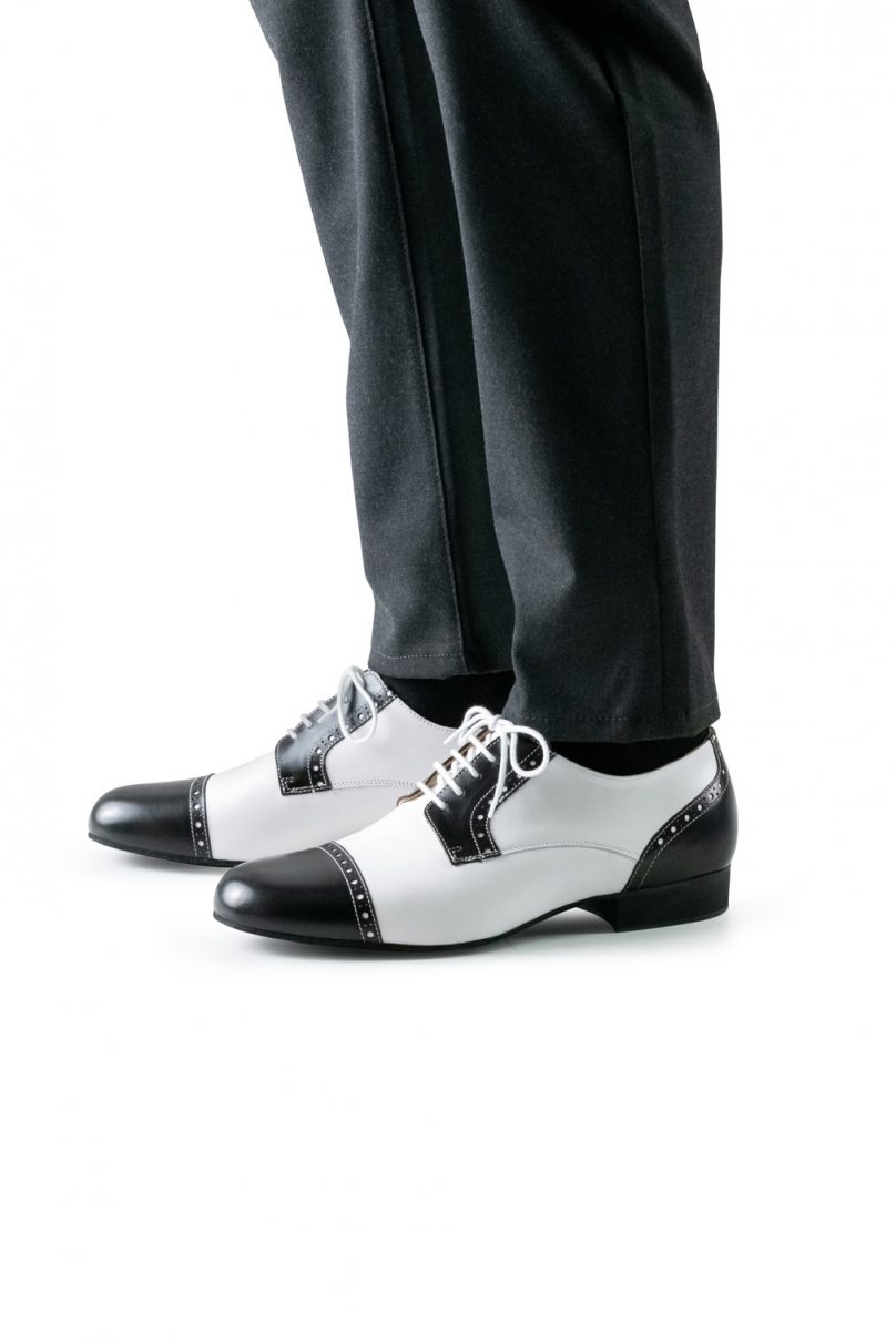 Social dance shoes Werner Kern model Bergamo/Nappa black/white