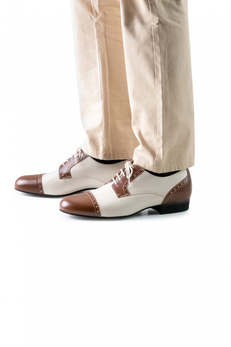 Social dance shoes Werner Kern model Bergamo/Nappa kaduna/crème