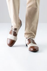 Social dance shoes Werner Kern model Bergamo/Nappa kaduna/crème
