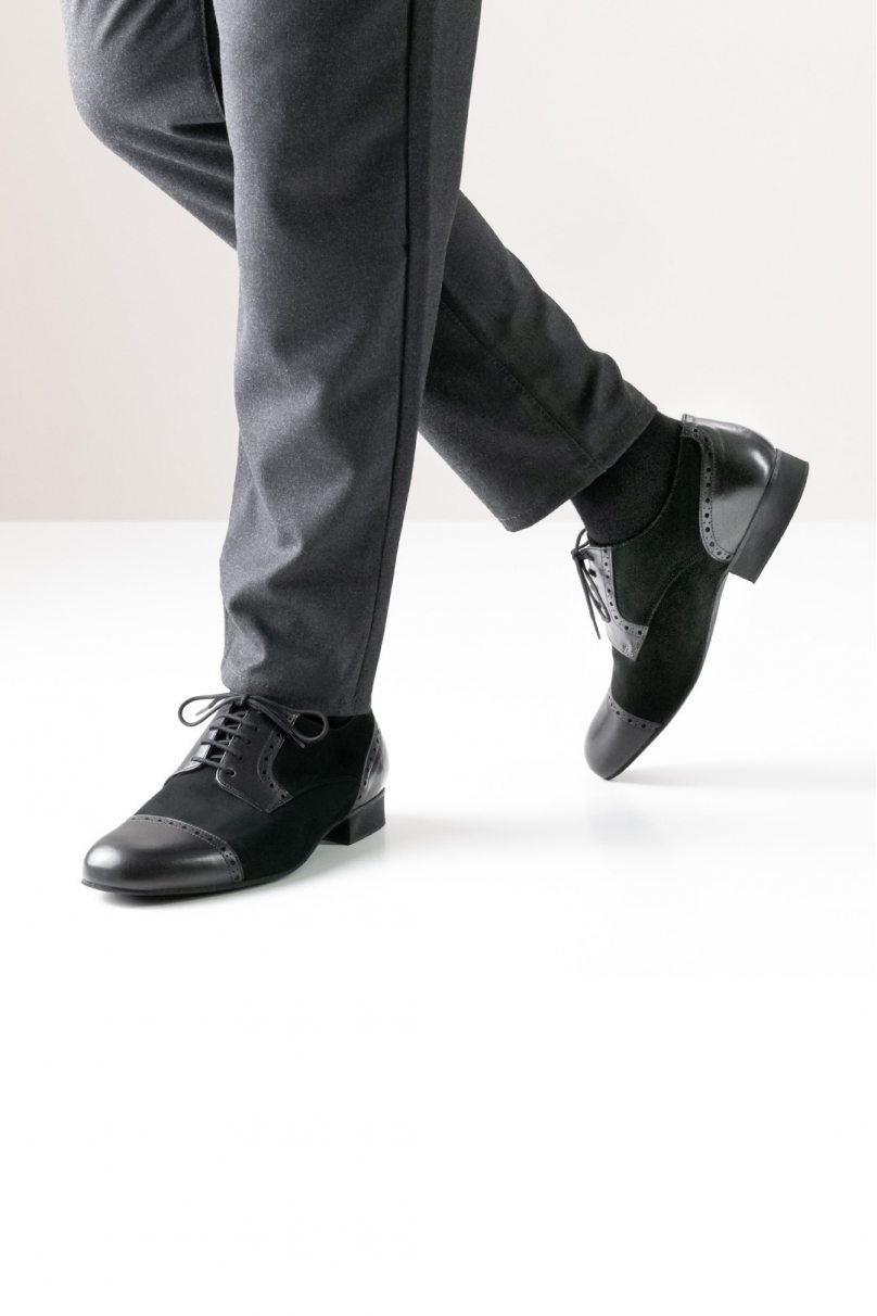 Social dance shoes Werner Kern model Bergamo/Nappa/Suede black