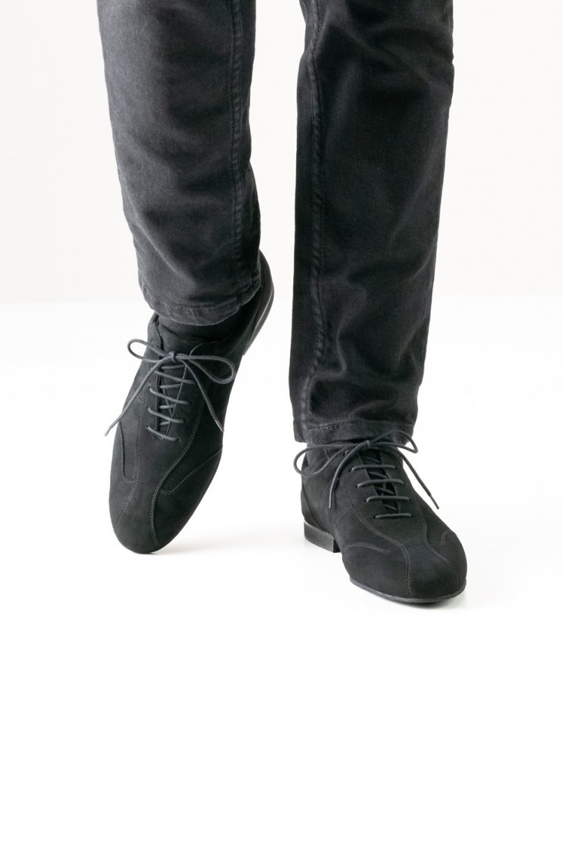 Social dance shoes Werner Kern model Cuneo/Suede black