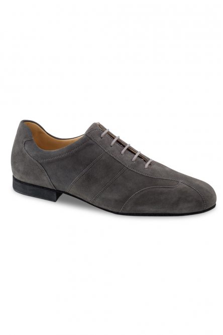 Men's Social Dance Shoes Cuneo Suede grey