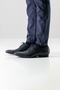 Social dance shoes Werner Kern model Ravenna/Printed leather blue