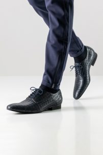 Туфлі для танців Werner Kern модель Ravenna/Printed leather blue