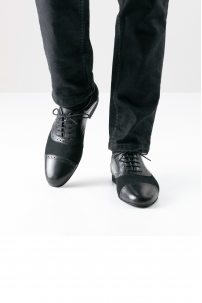 Social dance shoes Werner Kern model Trieste/Nappa/Suede black