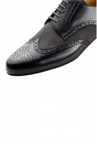 Social dance shoes Werner Kern model Udine/Nappa black/Suede grey