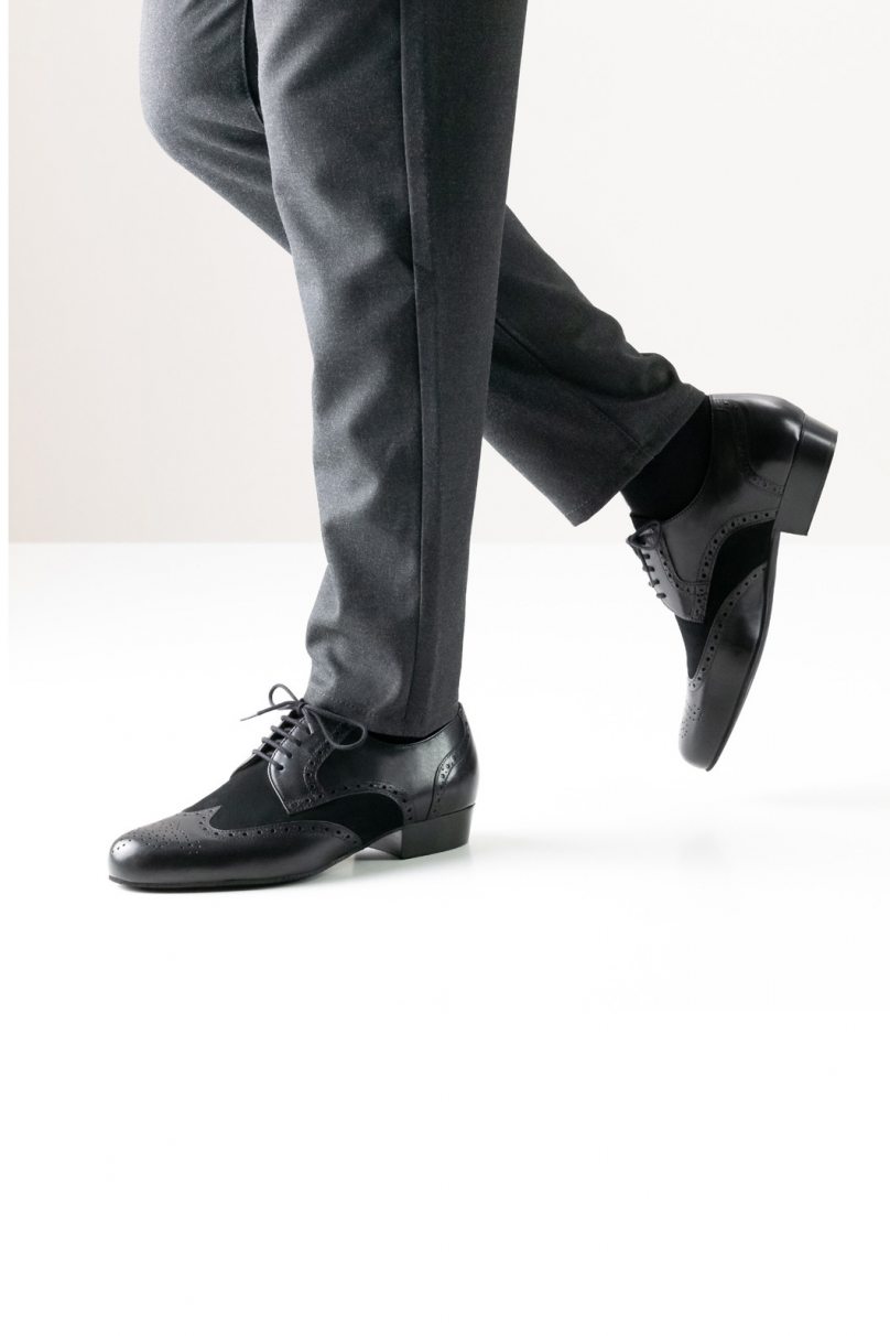 Social dance shoes Werner Kern model Udine/Nappa/Suede black