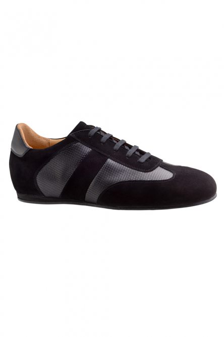 Мужские тренировочные туфли для танцев Bari Suede/Nappa black