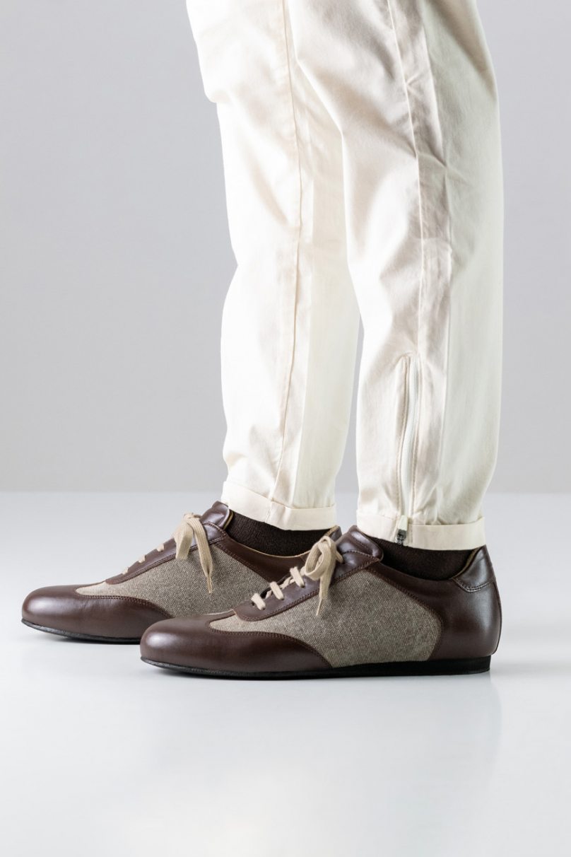 Туфли для танцев Werner Kern модель Positano/Nappa mocca/sahara