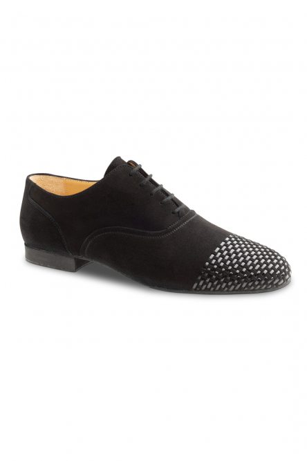 Чоловічі туфлі для танців PRATO Suede/Patent black