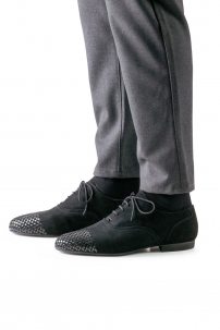 Туфли для танцев Werner Kern модель Prato/Suede/Patent black
