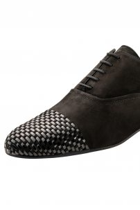 Social dance shoes Werner Kern model Prato/Suede/Patent black