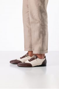 Social dance shoes Werner Kern model Carrara/Nappa barolo/creme
