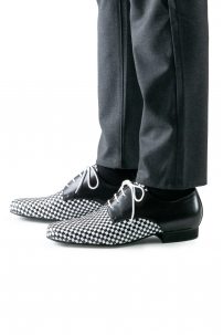 Social dance shoes Werner Kern model Cordoba/Nappa leather black/white