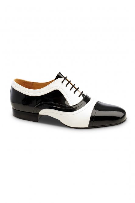 Туфли для танцев Werner Kern модель La Plata/Nappa leather white/Patent leather black