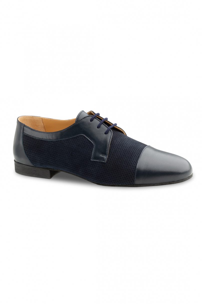 Social dance shoes Werner Kern model Treviso/Nappa/Suede blue