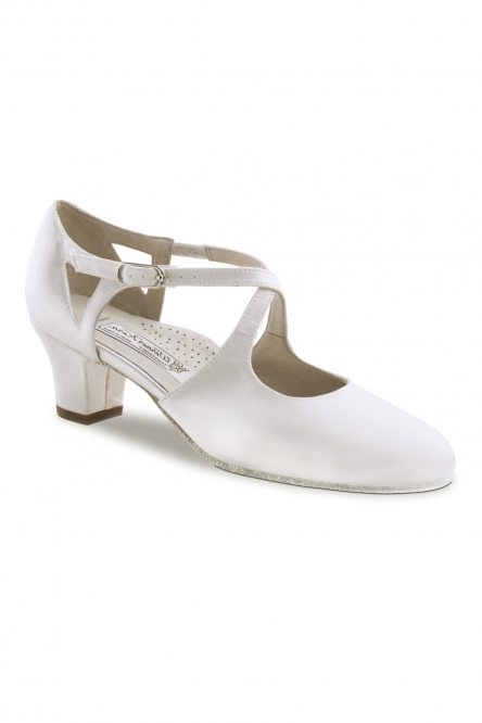 Women's Bridal Dance Shoes Gala Satin white