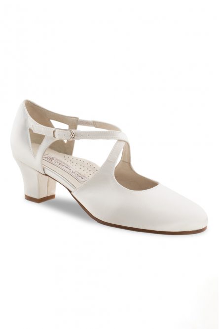 Bridal dance shoes for women Werner Kern model Gala LS/Satin white