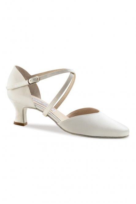 Women's Bridal Dance Shoes Patty Satin white