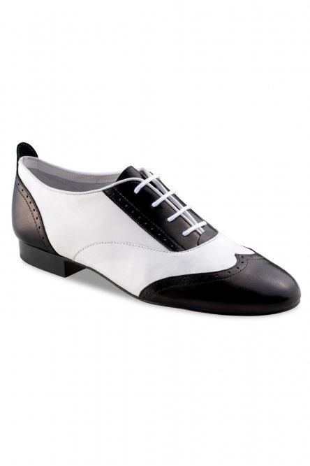 Туфли для танцев Свинг, Твист, Зумба, Буги Вуги Werner Kern модель Taylor/Nappa black/white