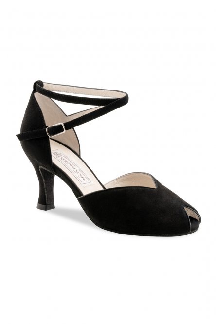 Social dance shoes Werner Kern model Asta/Suede black