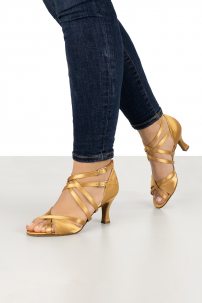 Жіночі туфлі для бальних танців латина від бренду Werner Kern модель Eva/Satin – copper