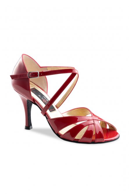 Women's Argentine Tango Dance Shoes Adora Patent leather red