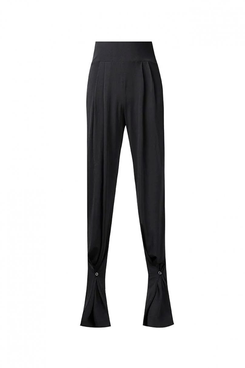 Ladies latin dance pants by ZYM Dance Style model 2138 Black